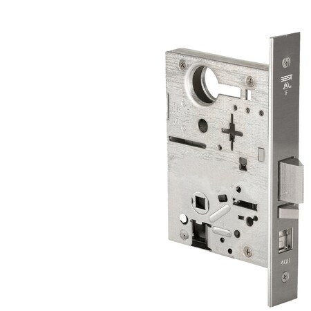 Best Grade 1 Office Mortise Lockbody Only, Satin Stainless Steel Finish, Field Reversible 45HCAA630